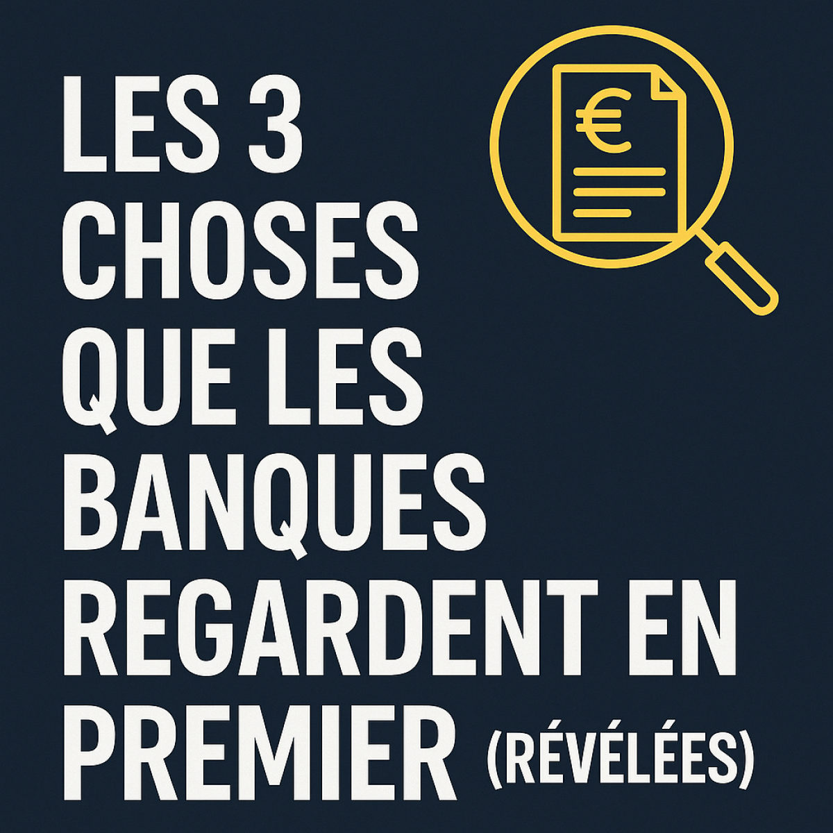 Les 3 choses que les banques bordelaises regardent en premier 