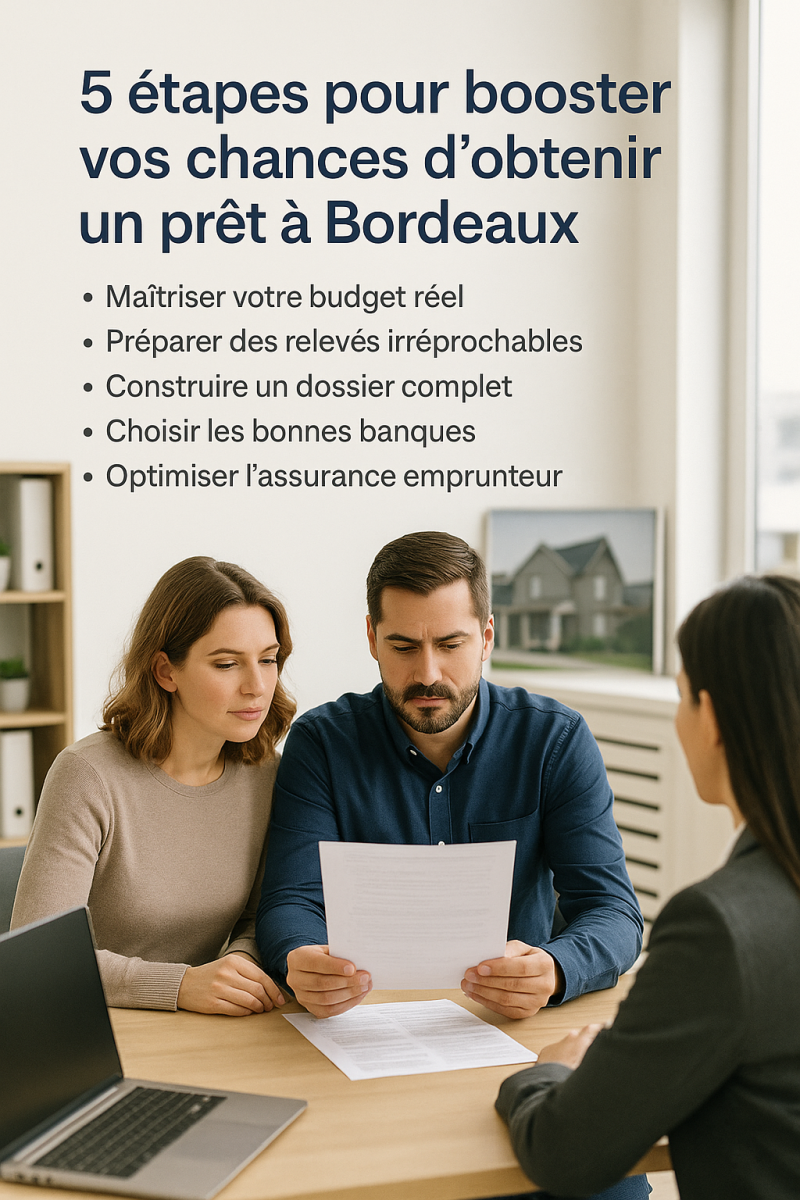 5 étapes pour booster vos chances d’obtenir un prêt à Bordeaux