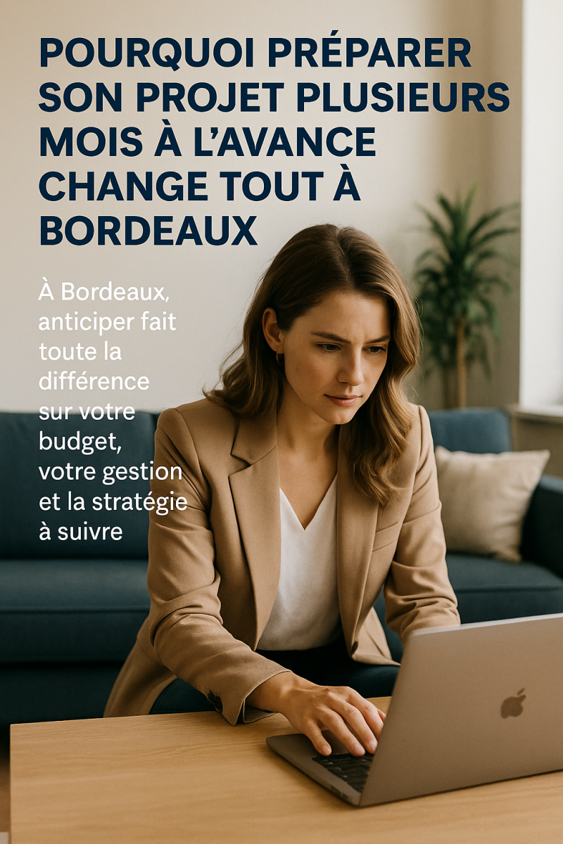 Pourquoi préparer son projet plusieurs mois à l’avance change tout à Bordeaux